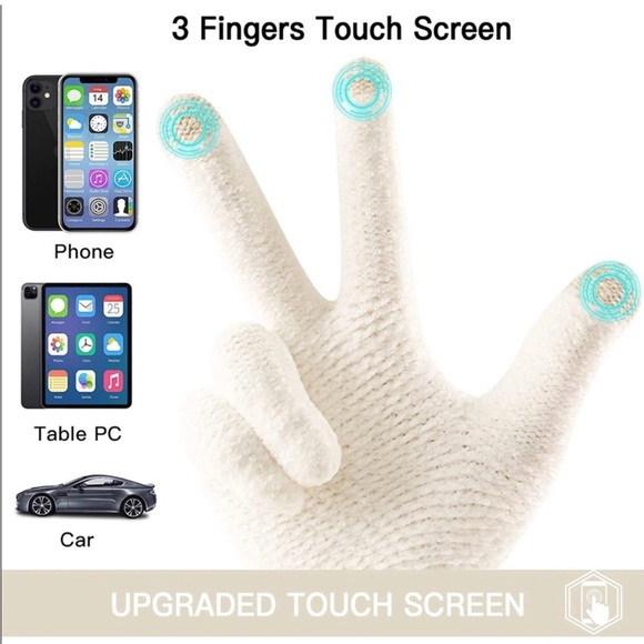 Winter Gloves For Women Cold Weather Super Warm TouchScreen Gloves Thermal MAJCF - Picture 4 of 5